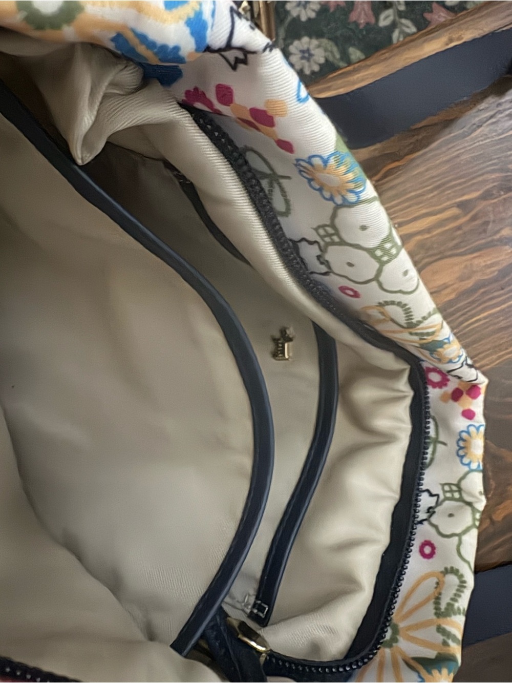 RADLEY LONDON Floral Crossbody Bag in White, Pink, Blue, Yellow, Green - Picture 3 of 5